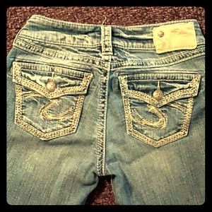 Silver Designer Jeans